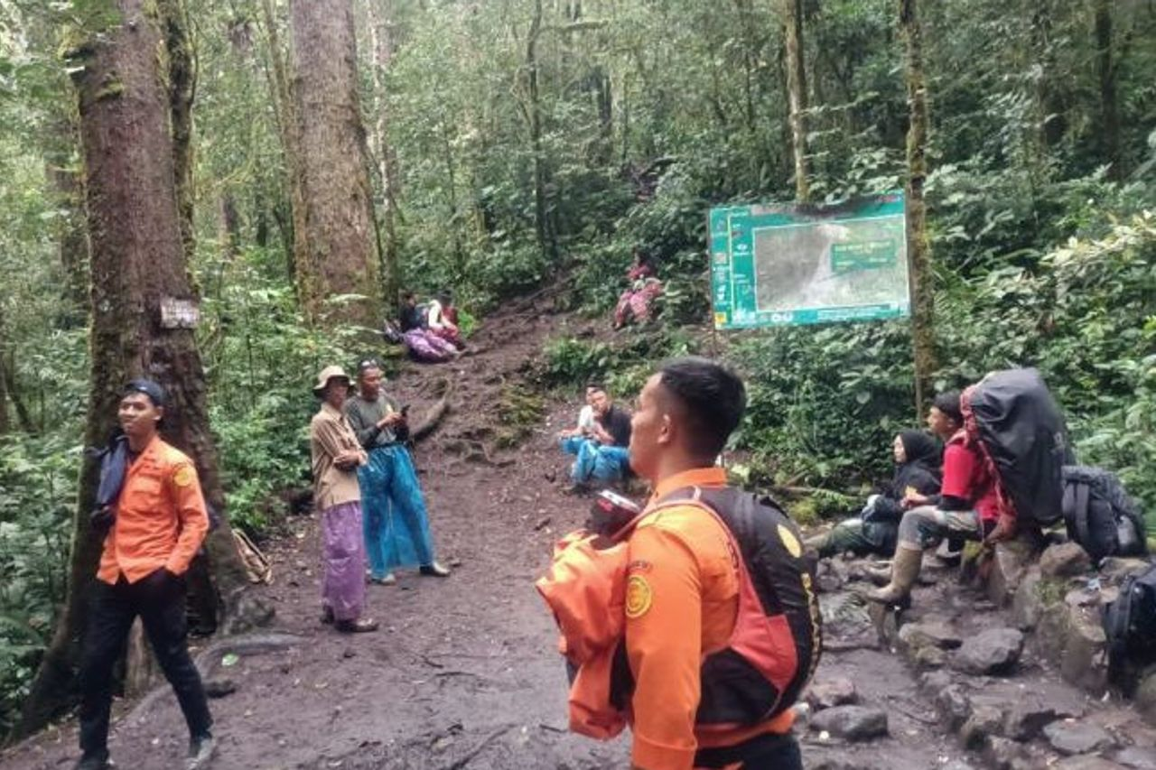 Aksi Heroik Tim SAR di Gunung Kerinci, Tempuh 10 Jam untuk Selamatkan Pendaki yang Alami Cedera Kaki